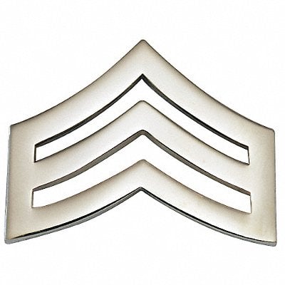 Metal Rank Insignia SGT. Chevron Nckl PR MPN:4422RN