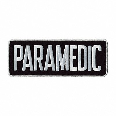 Embrdrd Patch Paramedic Wht/Mid Navy MPN:5241