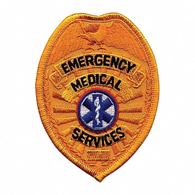 Embrdrd Patch Emergency Medical Srv Gold MPN:5613