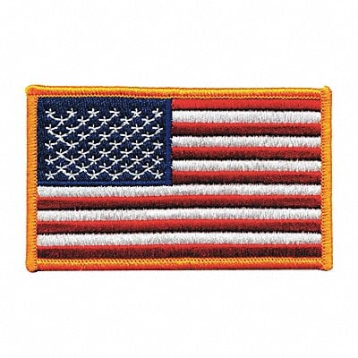 Embroidered Patch U.S. Flag Dark Gold MPN:7362