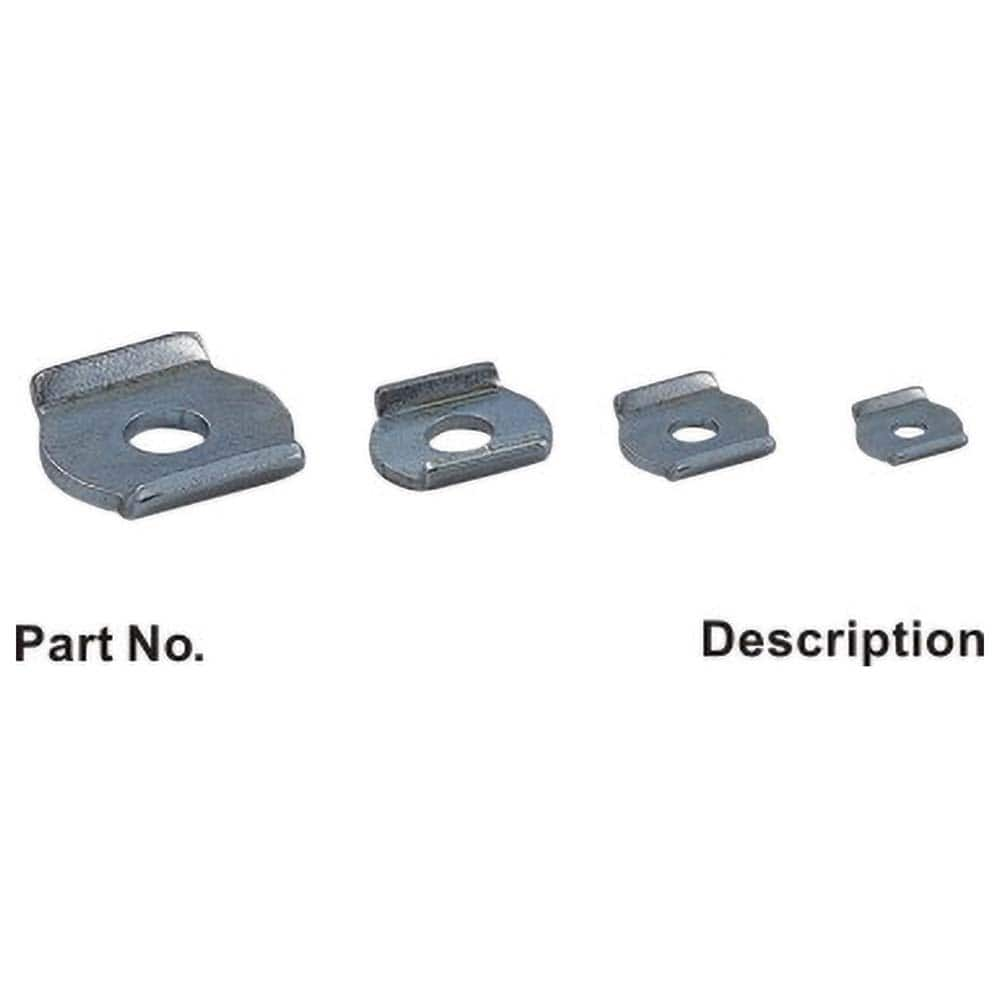 Clamp Spindle Retainers & Flanged Washers, Overall Width (Decimal Inch - 4 Decimals): 0.6180 , Material: Carbon Steel , Hole Diameter: 0.3220  MPN:CH-FW-516