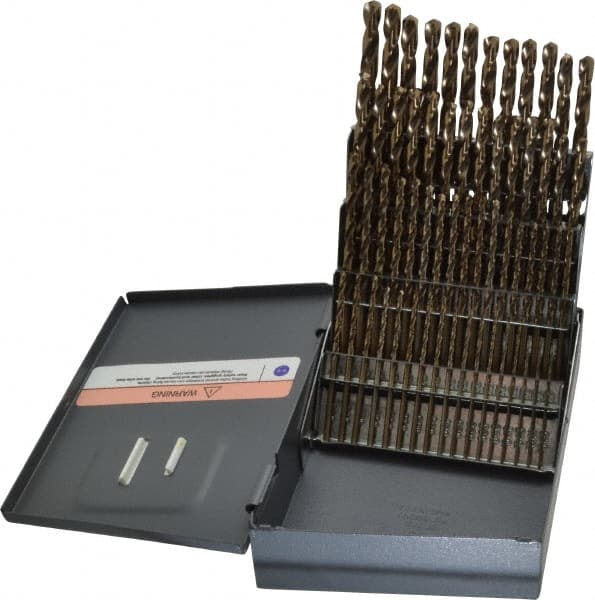 Drill Bit Set: Jobber Length Drill Bits, 60 Pc, 135 ° MPN:C.E96.S60A