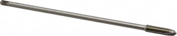 Extension Tap: 1/4-28, 2 Flutes, H3, Bright/Uncoated, High Speed Steel, Spiral Point MPN:G837586