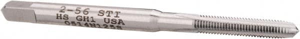 Hand STI Tap: #2-56 UNC, H1, 3 Flutes, Plug Chamfer MPN:K007104AS