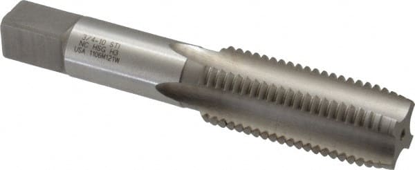 3/4-10 UNC, H3, 4 Flute, Plug Chamfer, Bright Finish, High Speed Steel Hand STI Tap MPN:K007168AS