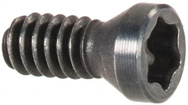 Torx Screw for Indexables: T6, Torx Drive, M1.6 x 0.35 Thread MPN:4006145