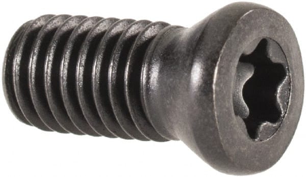 Torx Screw for Indexables: T20, Torx Drive, M5 x 0.8 Thread MPN:4006150