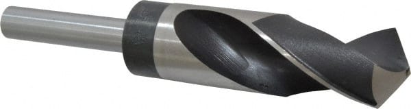 Reduced Shank Drill Bit: 1-1/8'' Dia, 1/2'' Shank Dia, 118 0, High Speed Steel MPN:02388023