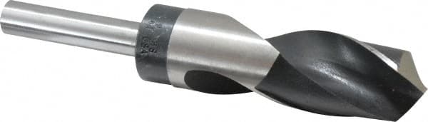 Reduced Shank Drill Bit: 1-9/64'' Dia, 1/2'' Shank Dia, 118 0, High Speed Steel MPN:02388031