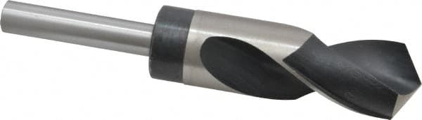 Reduced Shank Drill Bit: 1-5/32'' Dia, 1/2'' Shank Dia, 118 0, High Speed Steel MPN:02388049