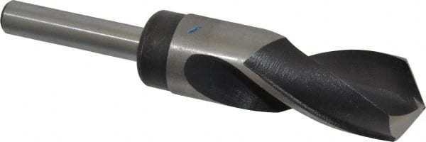 Reduced Shank Drill Bit: 1-11/64'' Dia, 1/2'' Shank Dia, 118 0, High Speed Steel MPN:02388056