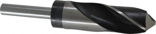 Reduced Shank Drill Bit: 1-3/16'' Dia, 1/2'' Shank Dia, 118 0, High Speed Steel MPN:02388064