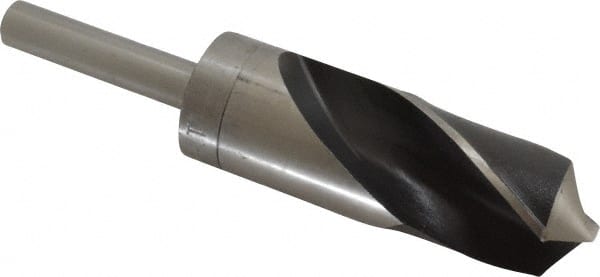 Reduced Shank Drill Bit: 1-11/32'' Dia, 1/2'' Shank Dia, 118 0, High Speed Steel MPN:02388163
