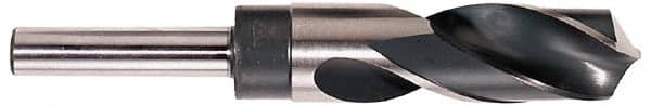 Reduced Shank Drill Bit: 1-29/64'' Dia, 1/2'' Shank Dia, 118 0, High Speed Steel MPN:02388239