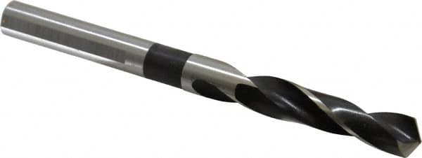 Reduced Shank Drill Bit: 17/32'' Dia, 1/2'' Shank Dia, 118 0, High Speed Steel MPN:77428597