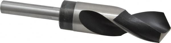 Reduced Shank Drill Bit: 1-1/8'' Dia, 1/2'' Shank Dia, 118 0, High Speed Steel MPN:77428977