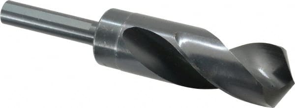 Reduced Shank Drill Bit: 1-3/16'' Dia, 1/2'' Shank Dia, 118 0, High Speed Steel MPN:77429009