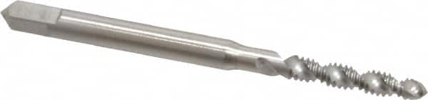 Spiral Flute Tap: #4-40 UNC, 2 Flutes, Plug, 2B/3B Class of Fit, High Speed Steel MPN:K008095AS