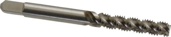 Spiral Flute Tap: #12-28 UNF, 3 Flutes, Bottoming, 2B/3B Class of Fit, High Speed Steel, Bright/Uncoated MPN:K008303AS