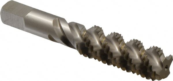 Spiral Flute Tap: 3/4-10, UNC, 4 Flute, Bottoming, High Speed Steel, Bright/Uncoated MPN:K008592AS