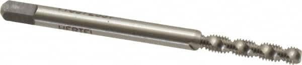 Spiral Flute Tap: M3x0.50 Metric Coarse, 2 Flutes, Bottoming, 6H Class of Fit, High Speed Steel MPN:K027651AS