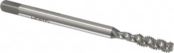 Spiral Flute Tap: M3.5x0.60 Metric Coarse, 2 Flutes, Bottoming, 6H Class of Fit, High Speed Steel MPN:K027654AS