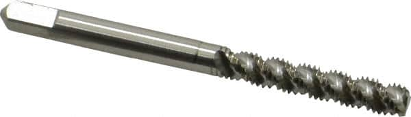 Spiral Flute Tap: M5x0.80 Metric Coarse, 3 Flutes, Bottoming, 6H Class of Fit, High Speed Steel MPN:K027663AS