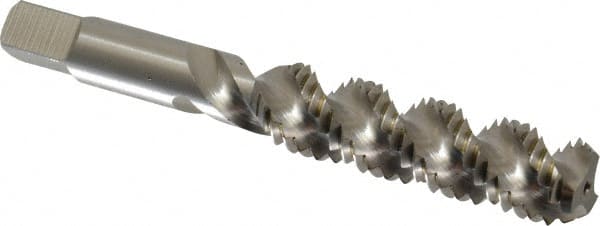 Spiral Flute Tap: M12x1.75 Metric Coarse, 3 Flutes, Bottoming, 6H Class of Fit, High Speed Steel MPN:K027684AS