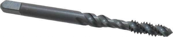 Spiral Flute Tap: #10-24 UNC, 3 Flutes, Plug, 2B/3B Class of Fit, High Speed Steel, Oxide Coated MPN:K033006AS