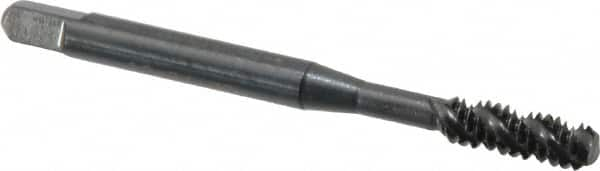 Spiral Flute Tap: #10-24 UNC, 3 Flutes, Bottoming, 2B/3B Class of Fit, High Speed Steel, Oxide Coated MPN:K033007AS