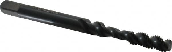 Spiral Flute Tap: #10-32 UNF, 3 Flutes, Bottoming, 2B Class of Fit, High Speed Steel, Oxide Coated MPN:K033009AS