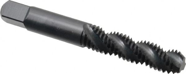 Spiral Flute Tap: 3/8-16 UNC, 3 Flutes, Bottoming, 3B Class of Fit, High Speed Steel, Oxide Coated MPN:K033019AS