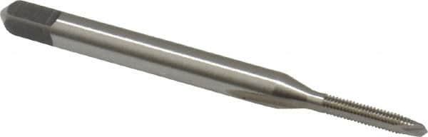 Spiral Point Tap: #1-72 UNF, 2 Flutes, Plug, 3B Class of Fit, High Speed Steel, Bright Finish MPN:K008026AS