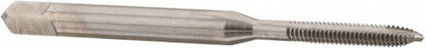 Spiral Point Tap: #2-56, UNC, 2 Flutes, Plug, 2B, High Speed Steel, Bright Finish MPN:K008041AS