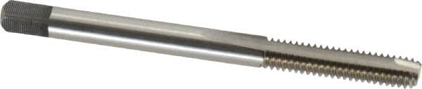 Spiral Point Tap: #8-32, UNC, 2 Flutes, Bottoming, High Speed Steel, Bright Finish MPN:K008208AS