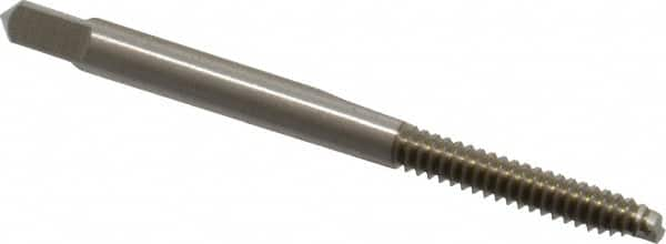 Spiral Point Tap: #10-24, UNC, 2 Flutes, Bottoming, High Speed Steel, Bright Finish MPN:K008244AS