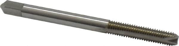 Spiral Point Tap: #10-32, UNF, 2 Flutes, Bottoming, High Speed Steel, Bright Finish MPN:K008279AS