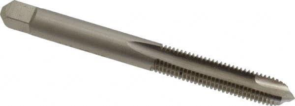 Spiral Point Tap: 1/4-28 UNF, 2 Flutes, Plug, 2B Class of Fit, High Speed Steel, Bright Finish MPN:K008366AS