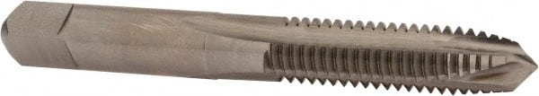 Spiral Point Tap: 3/8-16, UNC, 3 Flutes, Plug, High Speed Steel, Bright Finish MPN:K008441AS