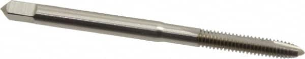 Spiral Point Tap: #5-40 UNC, 2 Flutes, Plug, High Speed Steel, Bright Finish MPN:K011025AS