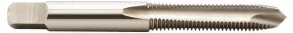 Spiral Point Tap: #5-40 UNC, 2 Flutes, Plug, High Speed Steel, Bright Finish MPN:K011026AS