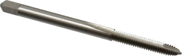 Spiral Point Tap: #5-40, UNC, 2 Flutes, Plug, High Speed Steel, Bright Finish MPN:K011028AS