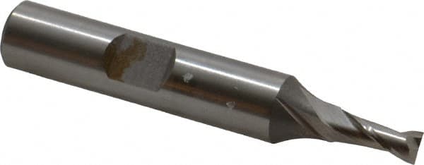 Square End Mill: 0.1772'' Dia, 7/16'' LOC, 3/8'' Shank Dia, 2-5/16'' OAL, 2 Flutes, Cobalt MPN:10815