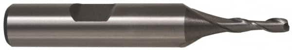 Square End Mill: 0.374'' Dia, 9/16'' LOC, 3/8'' Shank Dia, 2-5/16'' OAL, 2 Flutes, Cobalt MPN:10825