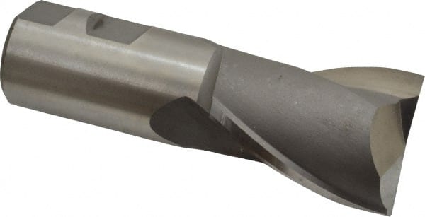 Square End Mill: 1.5748'' Dia, 2'' LOC, 1-1/4'' Shank Dia, 4-1/2'' OAL, 2 Flutes, Cobalt MPN:10866