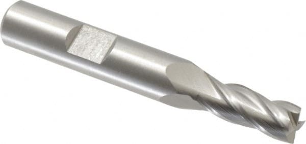 Square End Mill: 0.2953'' Dia, 3/4'' LOC, 3/8'' Shank Dia, 2-1/2'' OAL, 4 Flutes, Cobalt MPN:11749