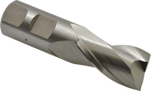 Square End Mill: 29/32'' Dia, 1-1/2'' LOC, 7/8'' Shank Dia, 3-1/2'' OAL, 2 Flutes, High Speed Steel MPN:E103005801