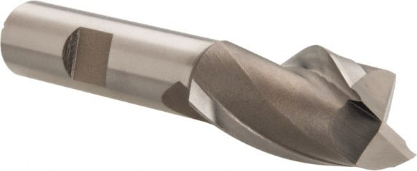 Square End Mill: 11/16'' Dia, 1-5/16'' LOC, 1/2'' Shank Dia, 3-5/16'' OAL, 2 Flutes, High Speed Steel MPN:E1030903