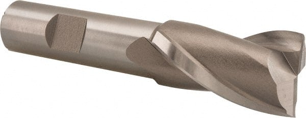 Square End Mill: 7/8'' Dia, 1-1/2'' LOC, 5/8'' Shank Dia, 3-5/8'' OAL, 2 Flutes, High Speed Steel MPN:E1030906