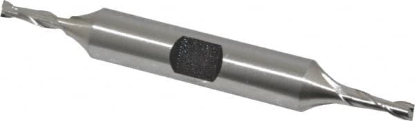 Square End Mill: 1/8'' Dia, 3/8'' LOC, 3/8'' Shank Dia, 3-1/16'' OAL, 2 Flutes, High Speed Steel MPN:E1050008